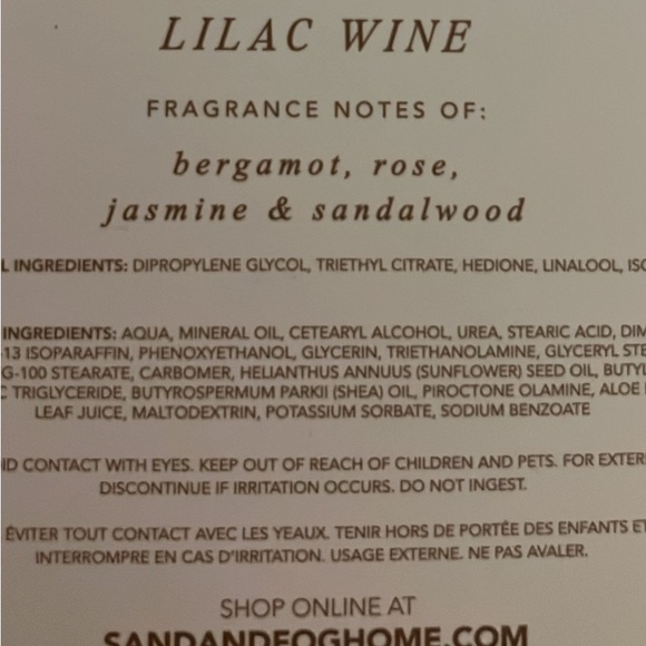 Sand + Fog Lilac Wine 10mL roller - Picture 3 of 3